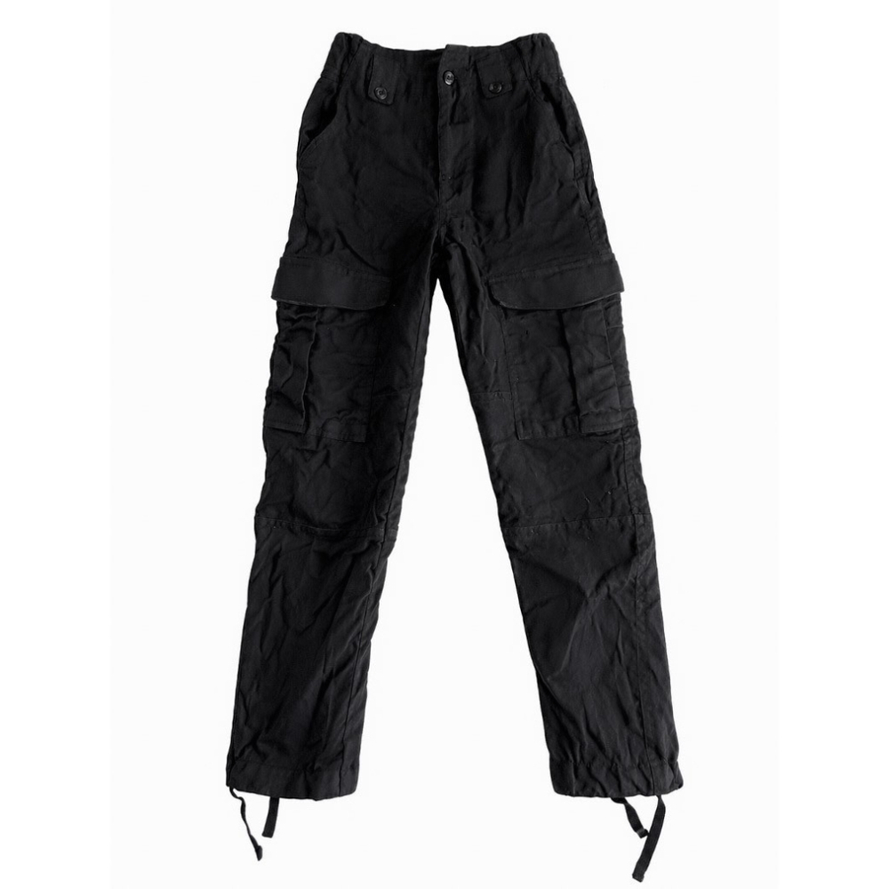 Banana Republic Women's 100% Wool Black Utility Cargo Pants Size 4 Gorpcore